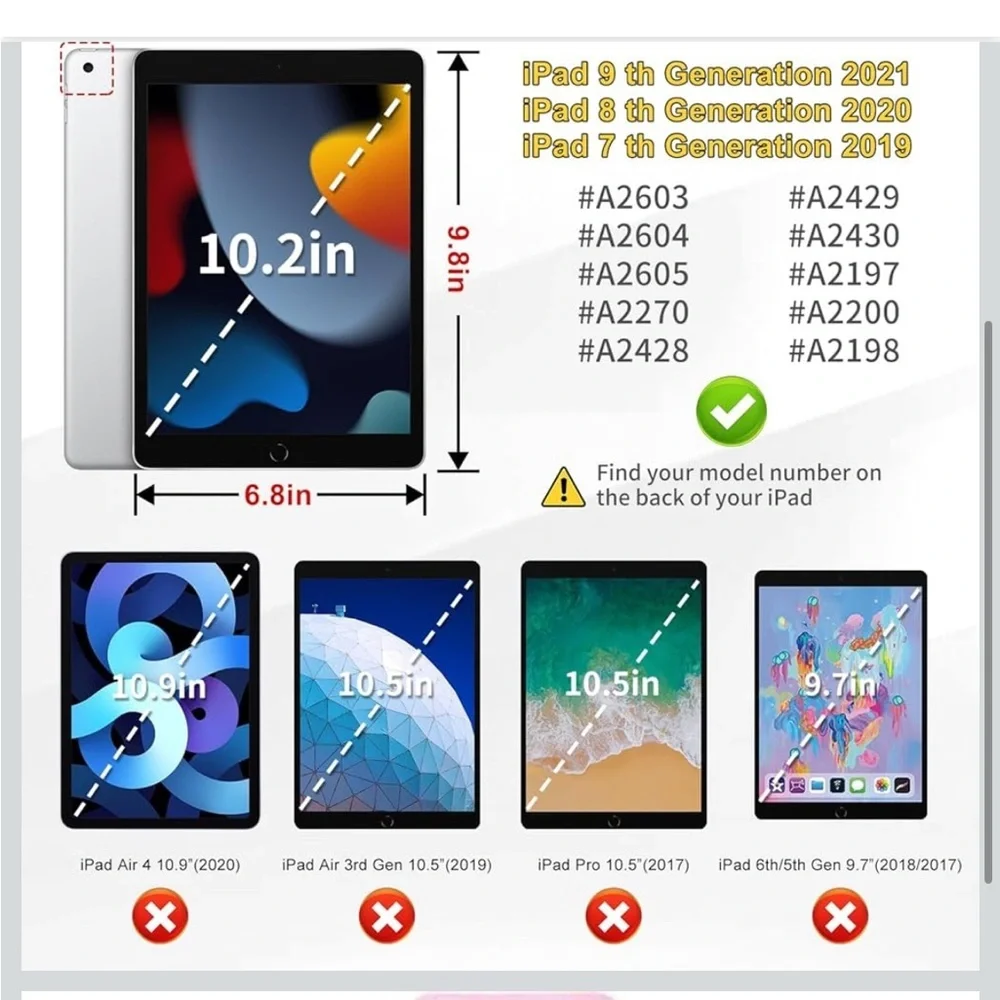 Kids Case for iPad 7th/8th/9th Gen 10.2 inch,Adjustable Portrait 856-12
